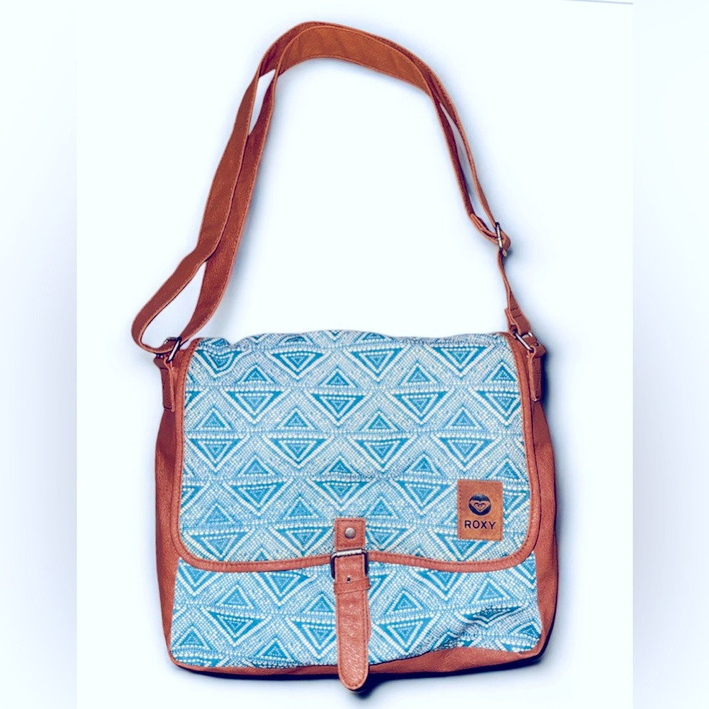 Roxy Estilo Blue and Tan Women's Bag‎